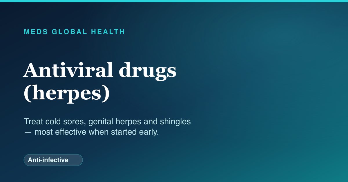 Antiviral drugs (herpes) (Anti-infective) — Meds Global Health drug-class reference