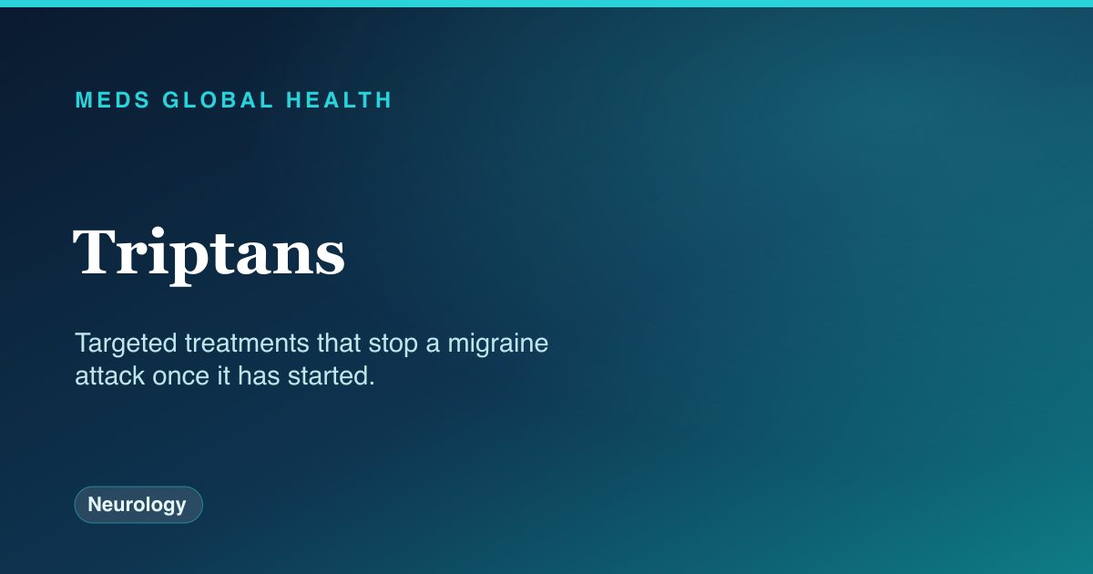 Triptans (Neurology) — Meds Global Health drug-class reference