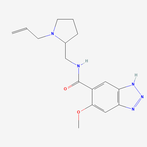 2D chemical (molecular) structure of Alizapride