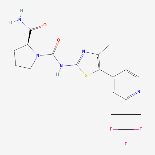 2D chemical (molecular) structure of Alpelisib