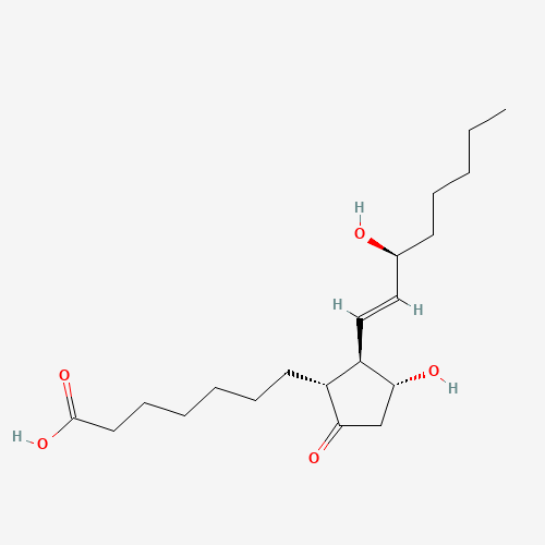 2D chemical (molecular) structure of Alprostadil
