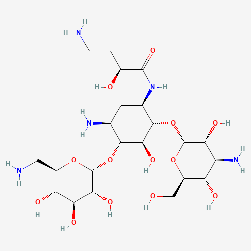 2D chemical (molecular) structure of Amikacin