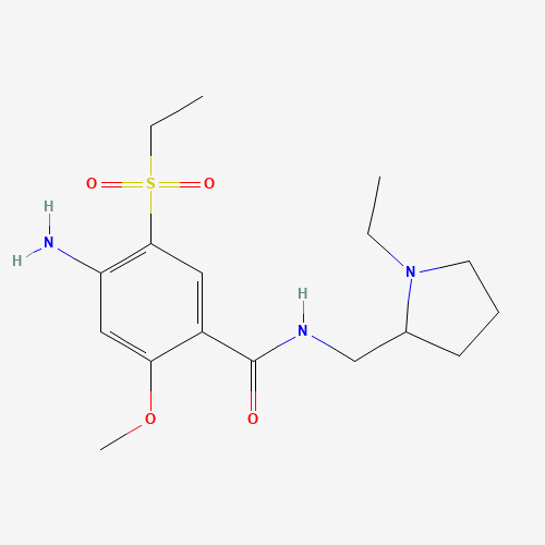2D chemical (molecular) structure of Amisulpride