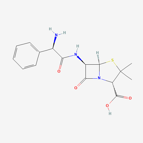 2D chemical (molecular) structure of Ampicillin
