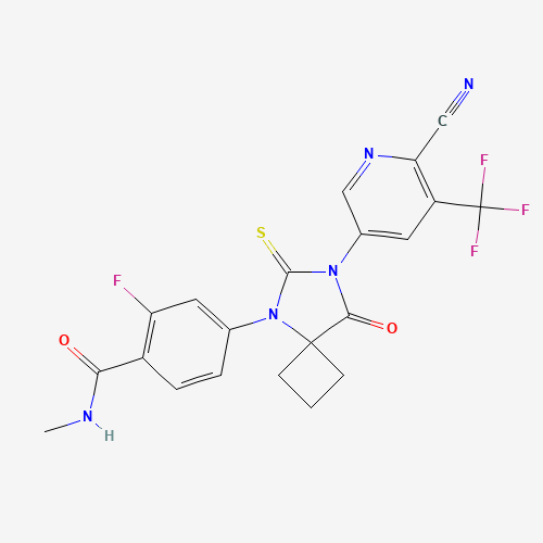 2D chemical (molecular) structure of Apalutamide