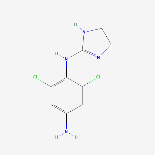2D chemical (molecular) structure of Apraclonidine