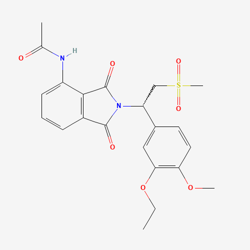 2D chemical (molecular) structure of Apremilast
