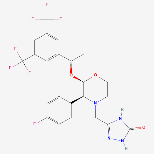 2D chemical (molecular) structure of Aprepitant