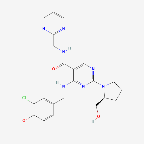 2D chemical (molecular) structure of Avanafil