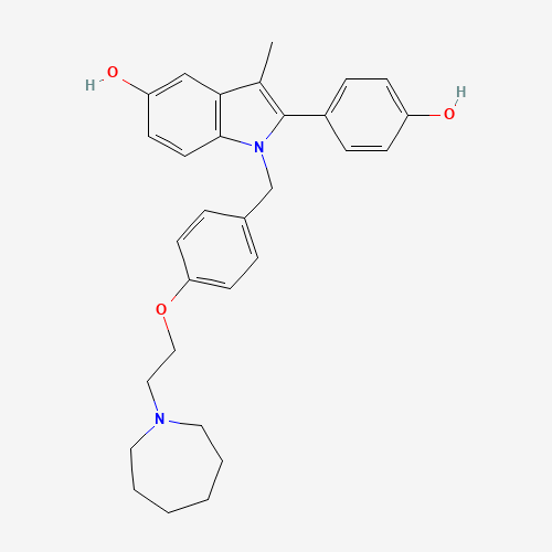 2D chemical (molecular) structure of Bazedoxifene