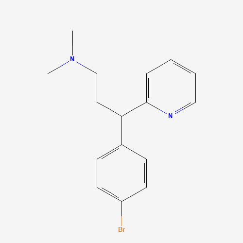 2D chemical (molecular) structure of Brompheniramine