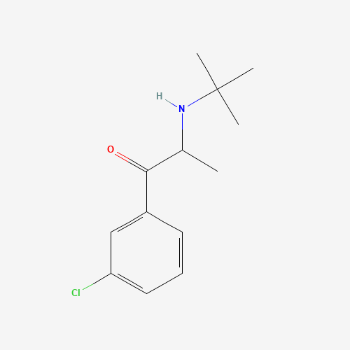2D chemical (molecular) structure of Bupropion
