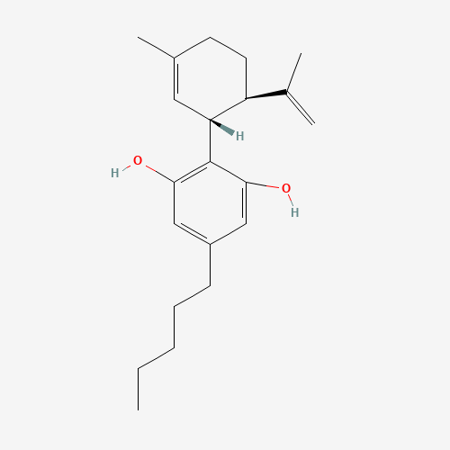 2D chemical (molecular) structure of Cannabidiol