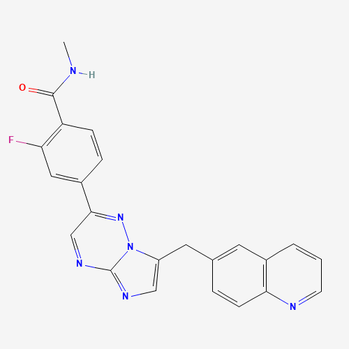 2D chemical (molecular) structure of Capmatinib