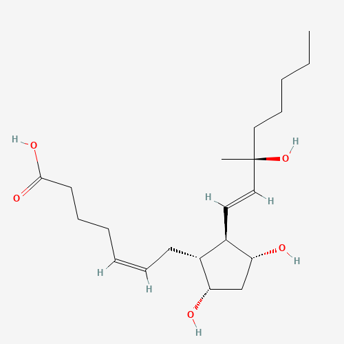 2D chemical (molecular) structure of Carboprost