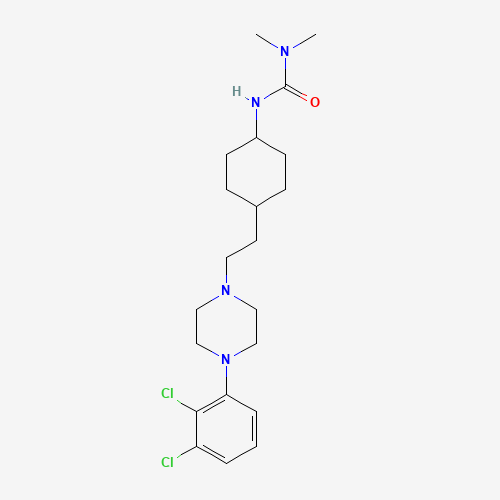 2D chemical (molecular) structure of Cariprazine