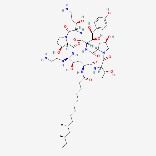 2D chemical (molecular) structure of Caspofungin