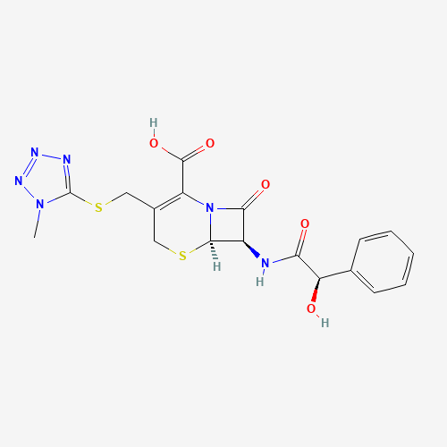 2D chemical (molecular) structure of Cefamandole