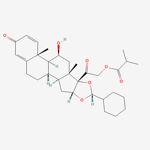 2D chemical (molecular) structure of Ciclesonide