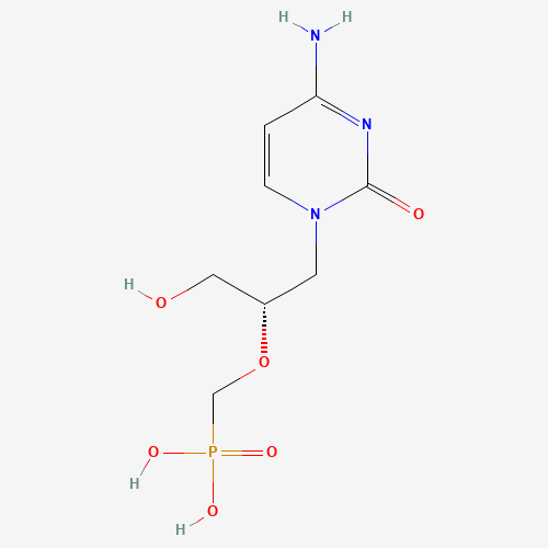 2D chemical (molecular) structure of Cidofovir
