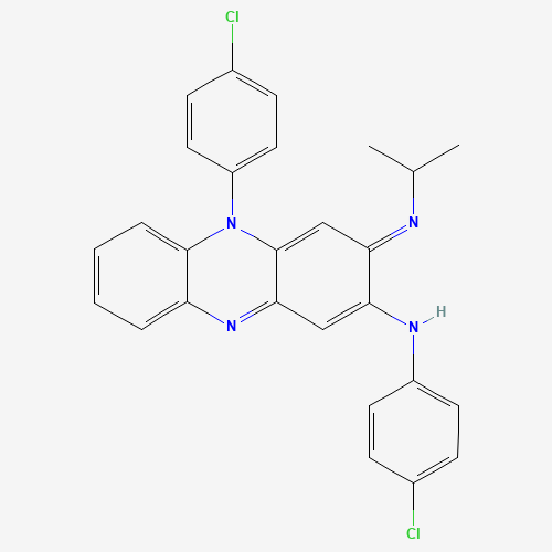 2D chemical (molecular) structure of Clofazimine