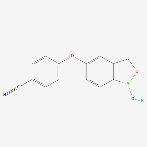 2D chemical (molecular) structure of Crisaborole