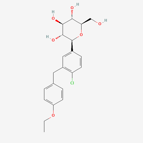 2D chemical (molecular) structure of Dapagliflozin