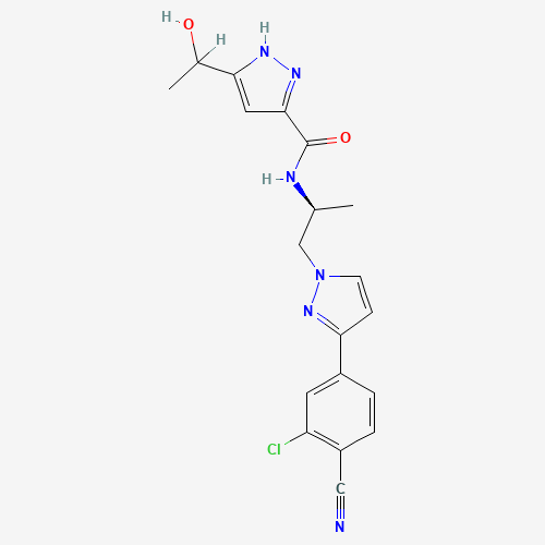 2D chemical (molecular) structure of Darolutamide