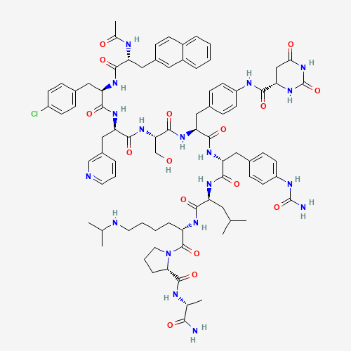2D chemical (molecular) structure of Degarelix