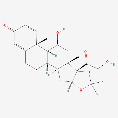 2D chemical (molecular) structure of Desonide