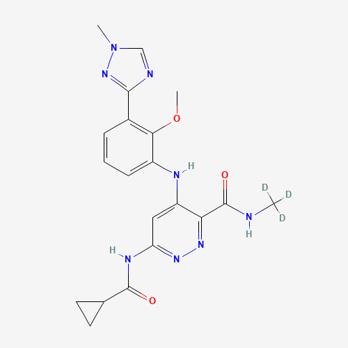 2D chemical (molecular) structure of Deucravacitinib