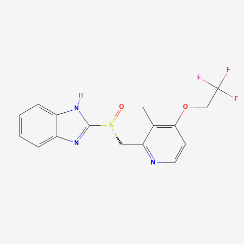 2D chemical (molecular) structure of Dexlansoprazole