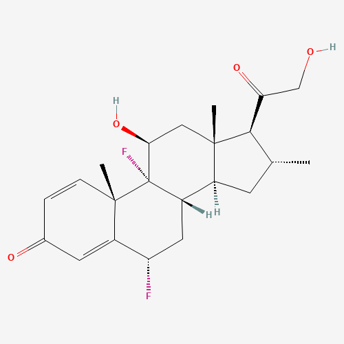 2D chemical (molecular) structure of Diflucortolone