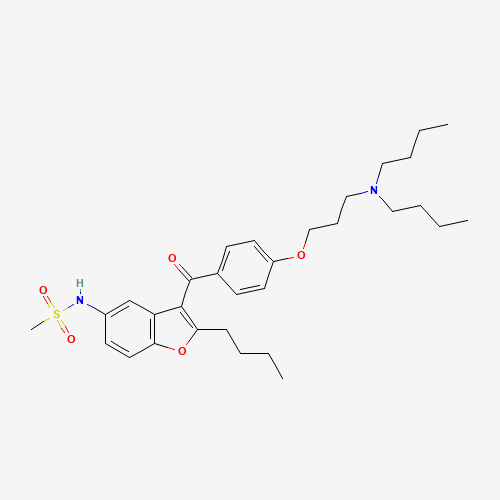 2D chemical (molecular) structure of Dronedarone