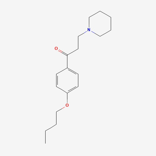 2D chemical (molecular) structure of Dyclonine