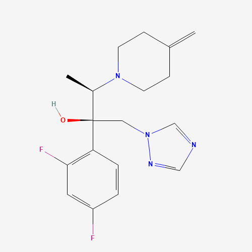 2D chemical (molecular) structure of Efinaconazole