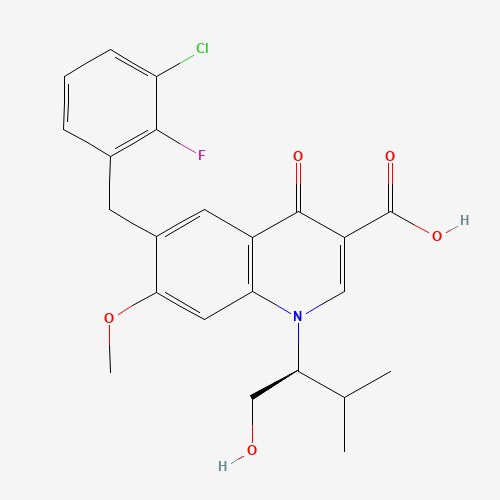 2D chemical (molecular) structure of Elvitegravir