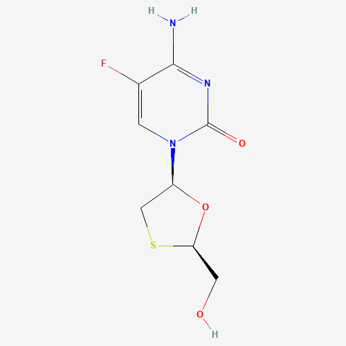 2D chemical (molecular) structure of Emtricitabine