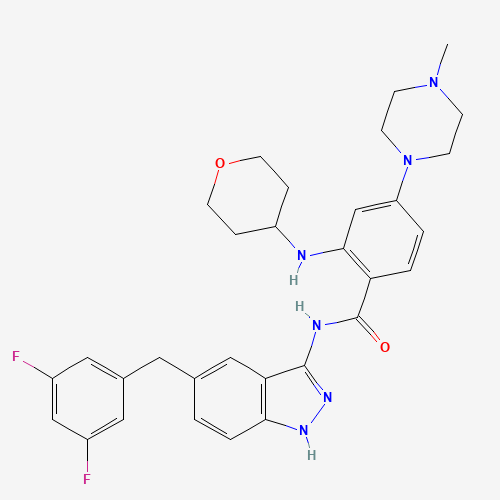 2D chemical (molecular) structure of Entrectinib