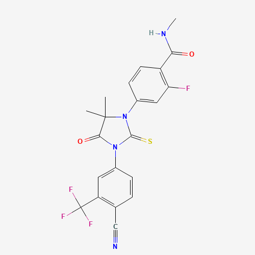 2D chemical (molecular) structure of Enzalutamide