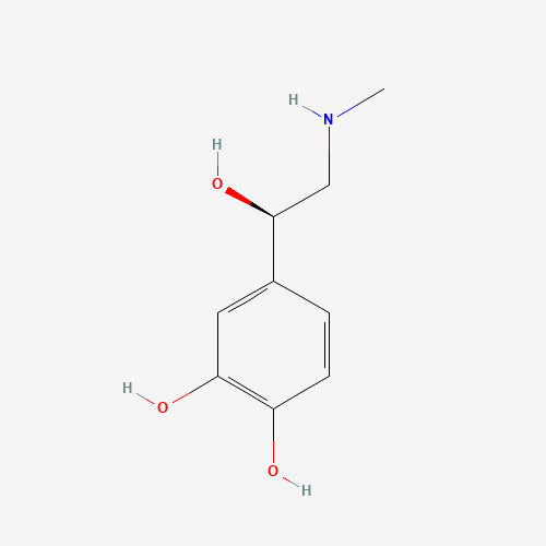 2D chemical (molecular) structure of Epinephrine (adrenaline)