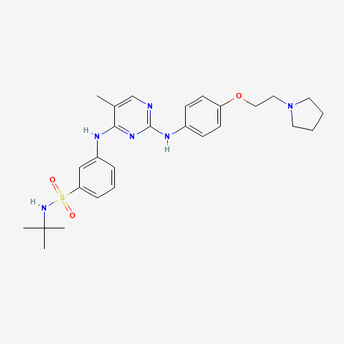2D chemical (molecular) structure of Fedratinib