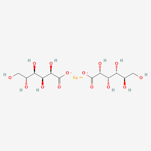 2D chemical (molecular) structure of Ferrous gluconate