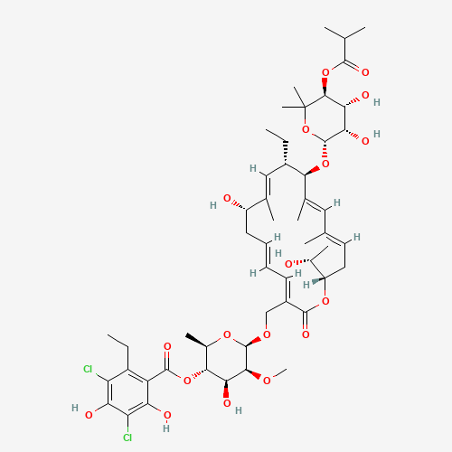 2D chemical (molecular) structure of Fidaxomicin