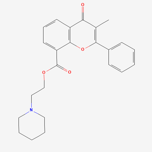 2D chemical (molecular) structure of Flavoxate