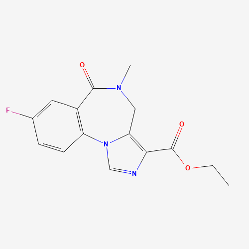 2D chemical (molecular) structure of Flumazenil