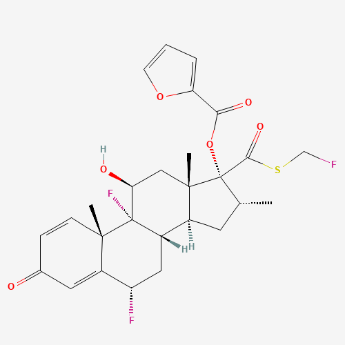2D chemical (molecular) structure of Fluticasone furoate