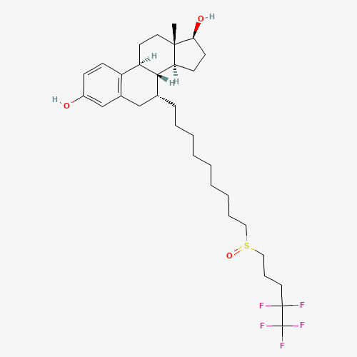 2D chemical (molecular) structure of Fulvestrant