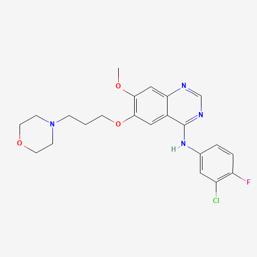 2D chemical (molecular) structure of Gefitinib