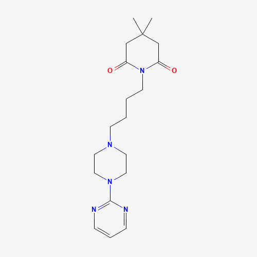 2D chemical (molecular) structure of Gepirone